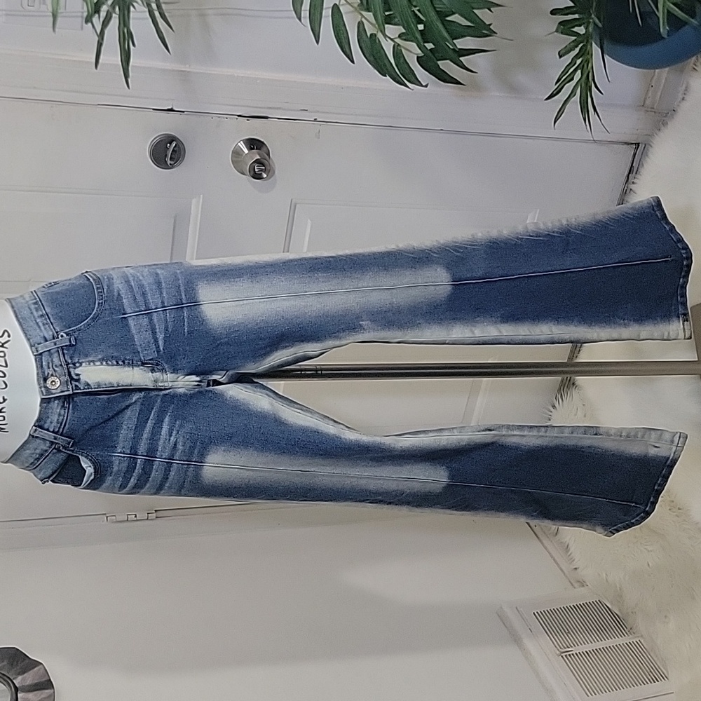Laser  Stonewashed Jeans